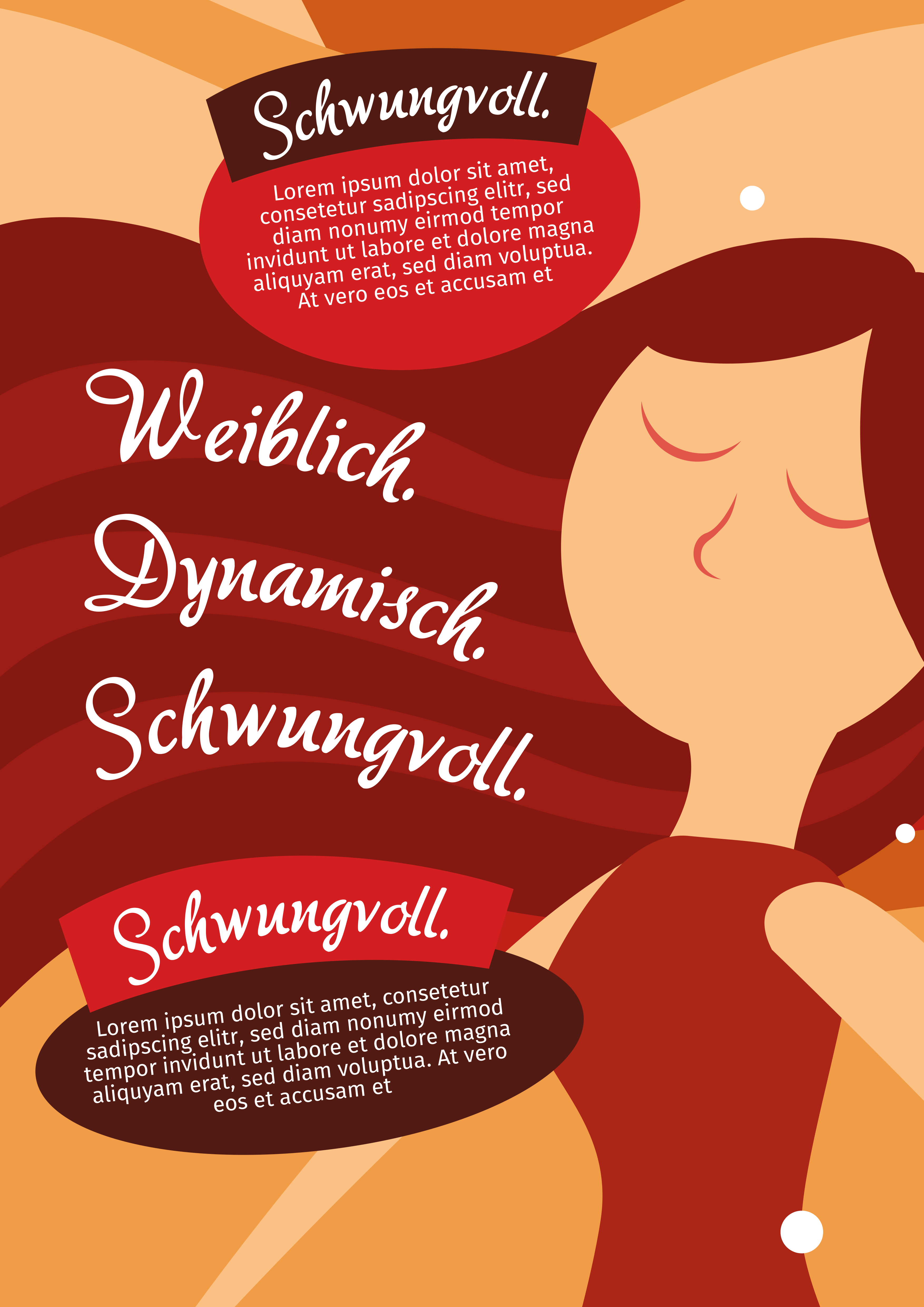 weiblich,dynamisch,schwungvoll